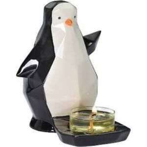 Origami Penguin Tealight Holder - NIB